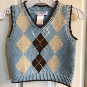 Janie and Jack Sweater Vest NWT